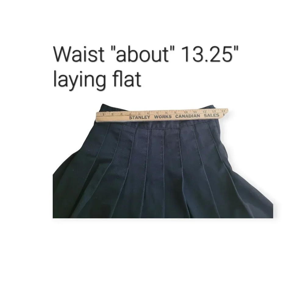 Brandy Melville J. Galt Black Pleated Tennis Skort Size S β Cute + Comfy Mini - Picture 8 of 10